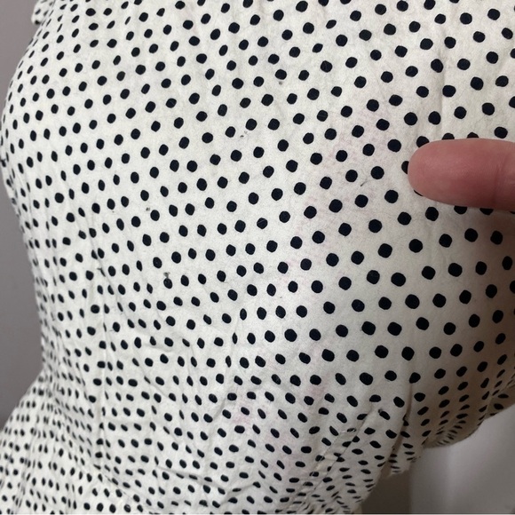 La Vie Rebecca Taylor Polka Dot Cutout Dress - Medium - Picture 3 of 8